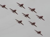Dux2003_026 - the tight formation of the Red Arrows
