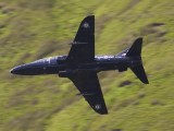 LFA_032 - trailing vortex trails, a Hawk heading dow the valley